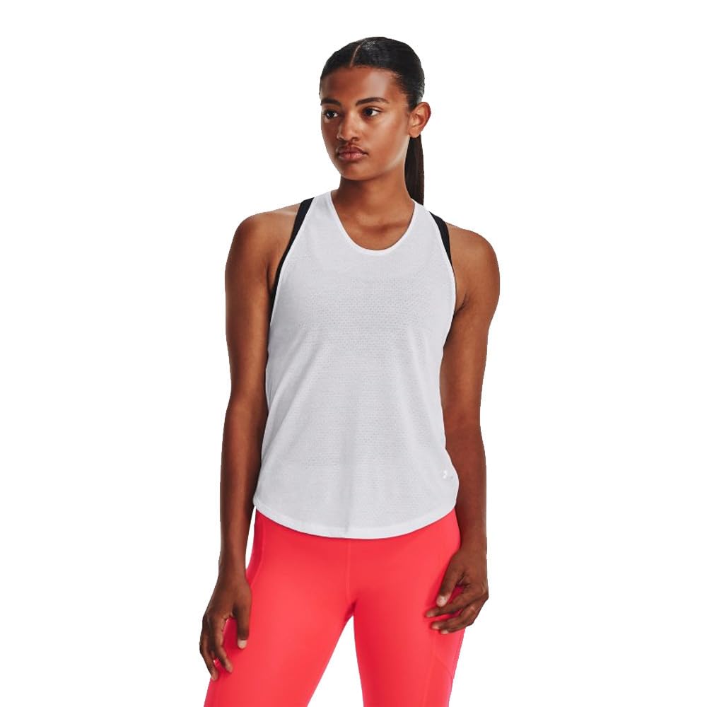 Under Armour UA Streaker Tank, White, SM