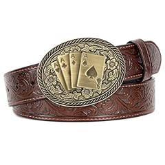 Dark Brown-poker Buckle