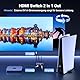 UGREEN HDMI Switch 8K@60Hz 4K@144/120/60Hz, Aluminium 2 in 1 Out/1 in 2 Out, HDMI Umschalter für PS5/PS4/Xbox/TV Box/Blu-ray Player/DVD Player/Projektor/Monitor/Laptop
