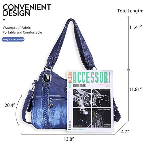 Image of Angel Barcelo Purses for Women Soft PU Leather Shoulder Bag Crossbody Purse and Handbags