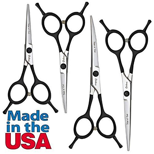 Geib Gator Trim 'n' Cut Dog & Pet Grooming Shears - 2 Sizes Straight or Curved(5.5 Inch Straight)