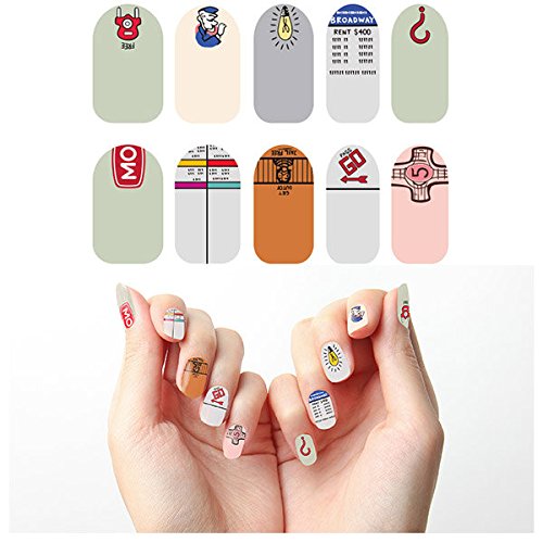Tattify Board Game Nail Wraps - The Banker Always Cheats (Set of 22)