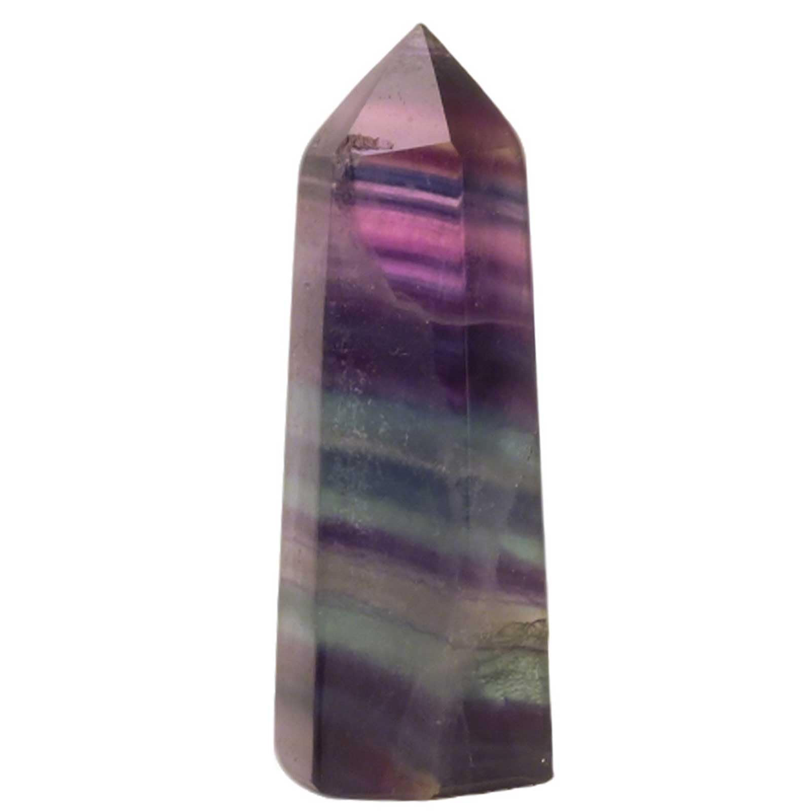 Bacchetta Esagonale in Cristallo di Quarzo Fluorite Arcobaleno da 3 Pezzi Tova di Cristallo curativo Set di Bacchette di Pietre preziose per la Terapia di Meditazione Reiki Chakra