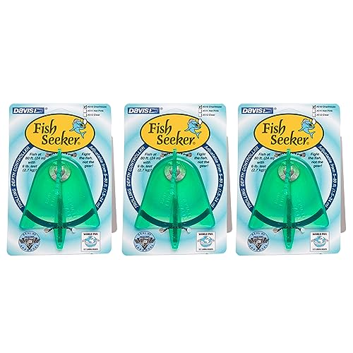 Davis Instruments Fish-Seeker Trolling Plane - (3 Pack) - Green Color