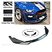 Compatible for 2015-2022 Ford Mustang MP Concepts GT500 Bumper Front Bumper Lip Side Splitter Spoiler Diffuser Glossy Black Carbon Style(Lip Carbon Look)