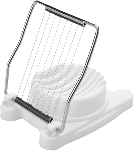 Cortador de huevos duros, cortador de huevos de queso, cortador de huevos de acero inoxidable, cortador de huevos con alambre de acero inoxidable,