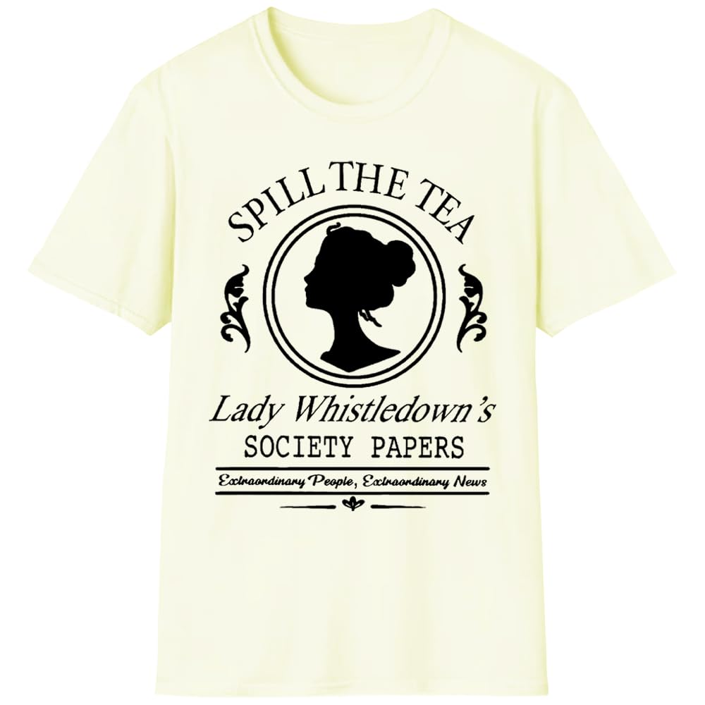 Spill The Tea Lady T-Shirt, Spill The Tea Shirt, Historical Drama Shirt, Society Paper Shirt