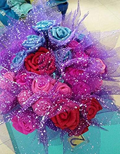 91.8 Feet Party Streamer Paper Decorations Crepe Paper for Birthday, Wedding, Concert and Various Festivals (8 Rolls) - Thumbnail 2