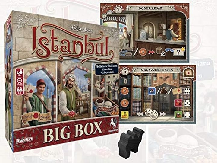 Raven distribution Istanbul big box edizione italiana + espansioni promo e cammello RDGT07