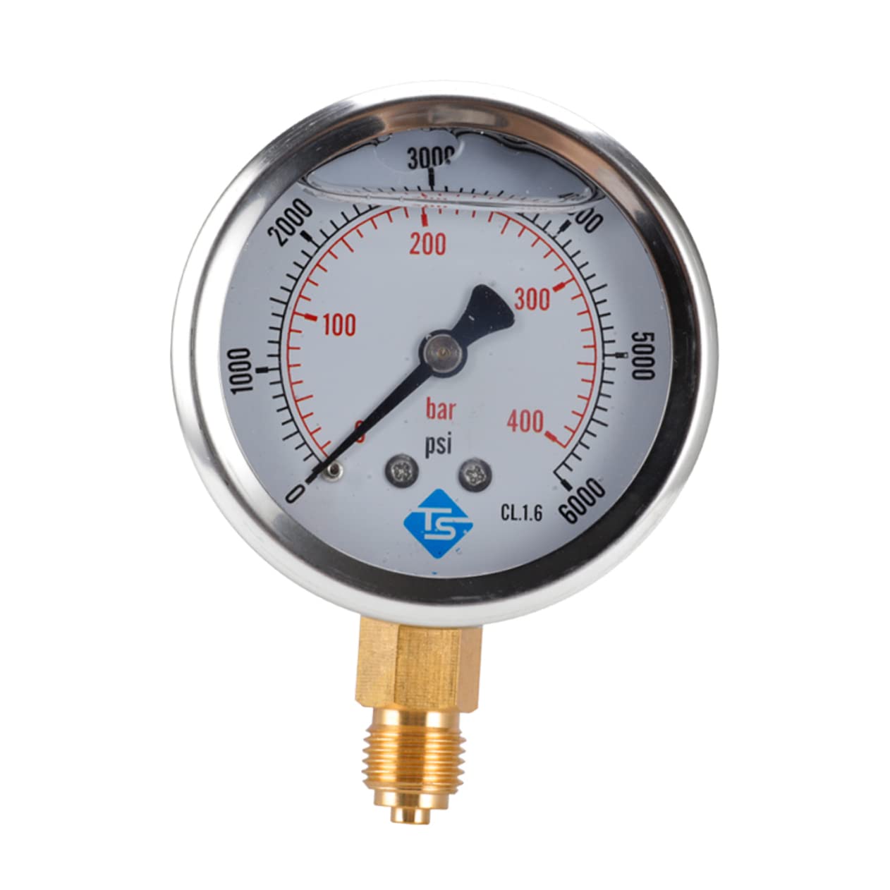 Manometro Acqua Y60 Manometro Radiale per lubrificazione 604 Manometro Precision Suite Riempito d'olio