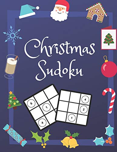 Christmas Sudoku: 100 Pages With Sudokus On Easy Level | Solve And Relax | Large Print, Perfect Gift For Everyone, Christmas Time (125 Pages, 8.5 x 11)