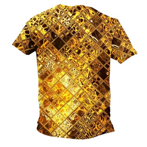 Zeiyignr Fashion Optical Illusion Tshirts Men Short Sleeve 3D Graphic Tees Hip Hop Streetwear Geometric Print Summer Tops 5