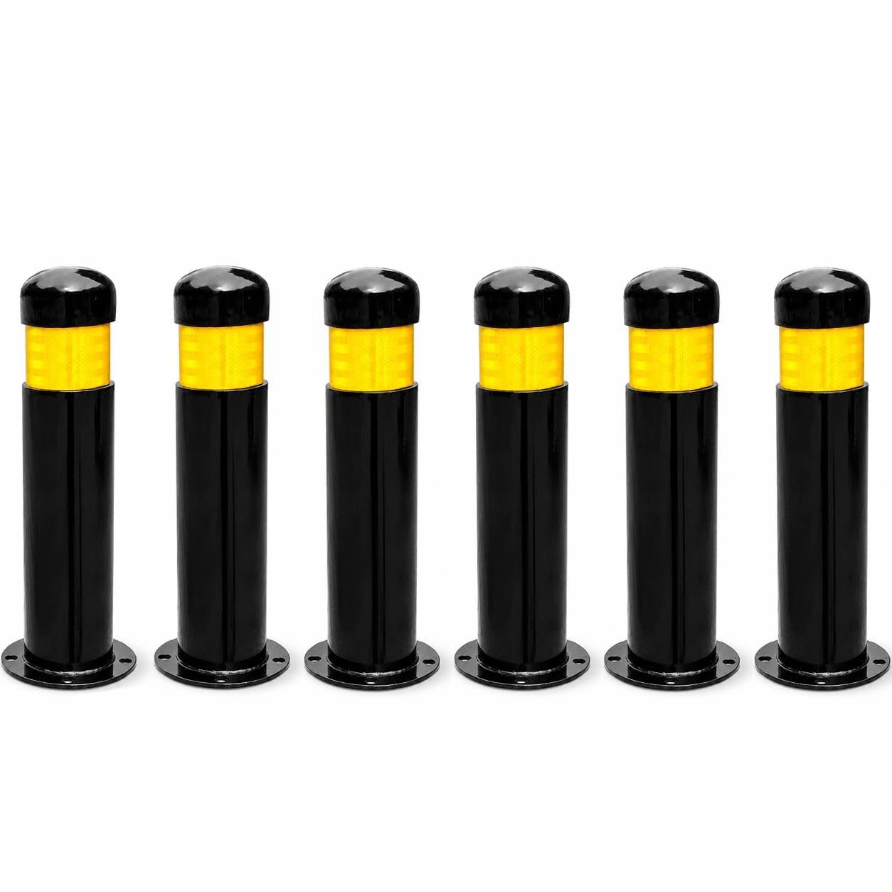 Colonne D'Avertissement avec Bandes RéFléChissantes pour éTagèRes Garage