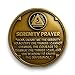 5 Year Sobriety Coin, Lotus Serenity Prayer Medallion for Recovery, AA Coins and Medallions, Sobriety Coins and Sobriety Chips, Sobriety Gifts for Women and Men, One Day at a Time Gifts