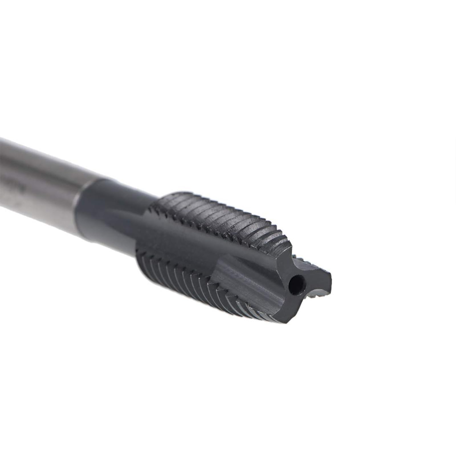 MACHSWON Spiral Point Threading Tap M10 x 1.5mm, for Through-Hole Threads, H2 High Speed Steel, TICN Coated Finish - Image 4