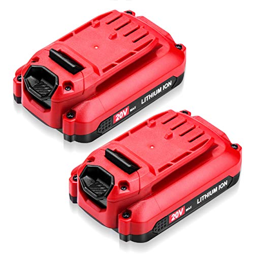 FirstPower 20V 3.0Ah Battery CMCB202-2 2Packs - Replace for Craftsman 20V Lithium Battery CMCB204 CMCB202 CMCB201 - Compatible with Craftsman V20 Series 20V Max Cordless Power Tools