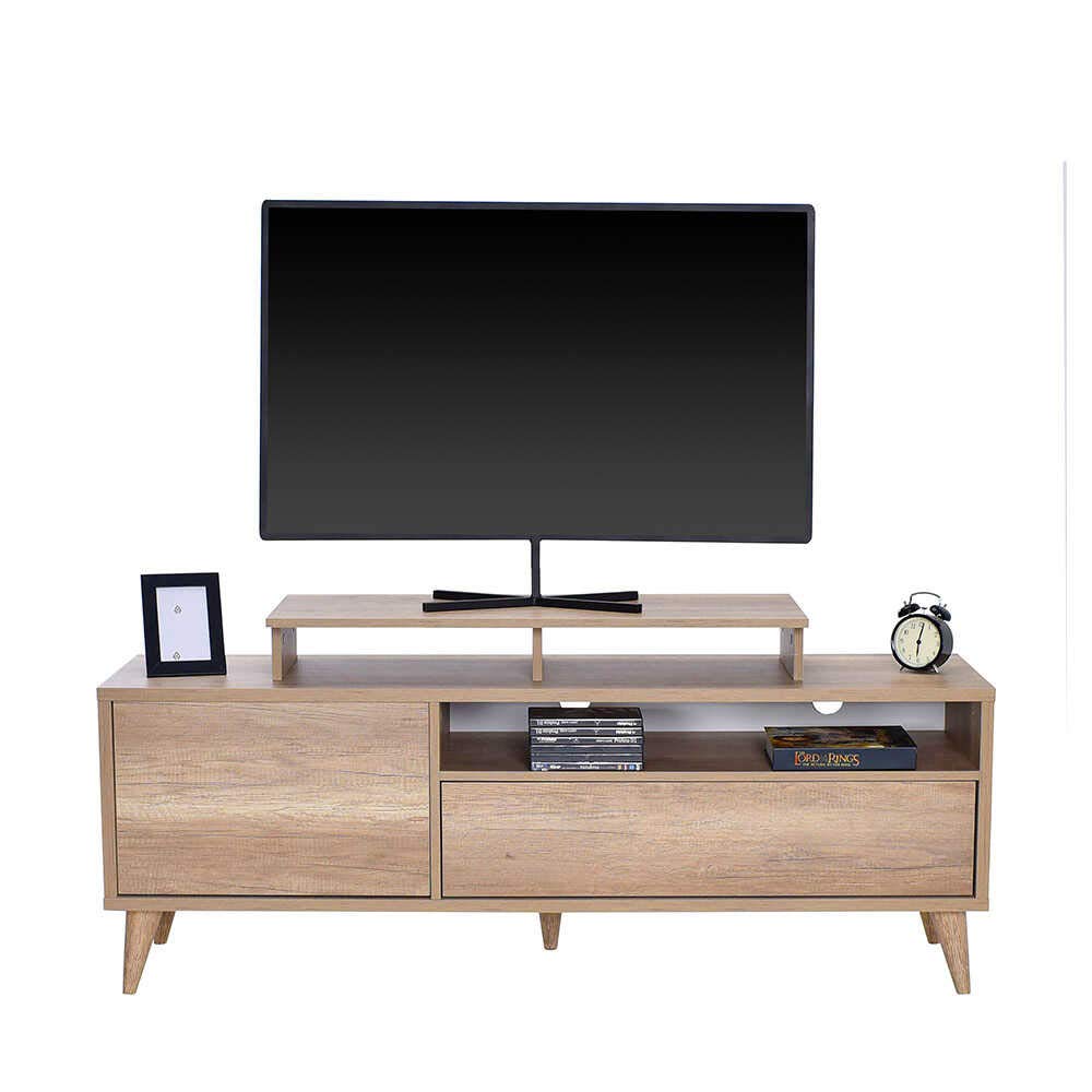 Adore MobilyaFurniture retro wide cover tv stand with drawers, tori