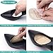 ASRAM Ultra-Light Heel Pads for Shoes, Multi-Colour, 6 Pairs, Reusable and Convenient