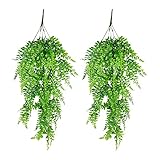 Regalo perfecto: Excelente para agregar un aire fresco y elegante a su decoración, esta planta colgante falsa es una gran adición a sus macetas, jarrones y recipientes. También es un gran regalo para amigos y familiares.
