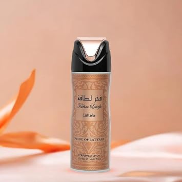 Lattafa Fakhar Floral, Fruity, Musky, Sweet Perfumed Deodorant Spray for Women, 6.67 Ounce / 200 ml