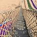 Hynet Climbing Netting for Playground, Children Safety Netting Railing Rope Net Decoration Plants Fence Protection Heavy Duty Cargo Net Swingset Treehouse Rope Ladder Birds Hammock (Size : 1x2m(3x7ft)