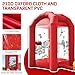 OZIS 8.2x5.2x5.2Ft Inflatable Money Machine Booth with Blower Inflatable Cash Cube Booth for Business Advertising Promotions Party(Red)