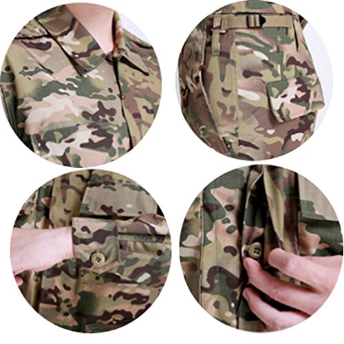 Uniforme de camuflaje NoGa resistente a la fricción para evitar desgarros 4