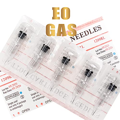 Jconly Tattoo Cartridges Needles - 40pcs Assorted Disposable Tattoo Needles Cartridge Round Shader 3RS 5RS 7RS 9RS (#12 Standard RS)… - Thumbnail 4
