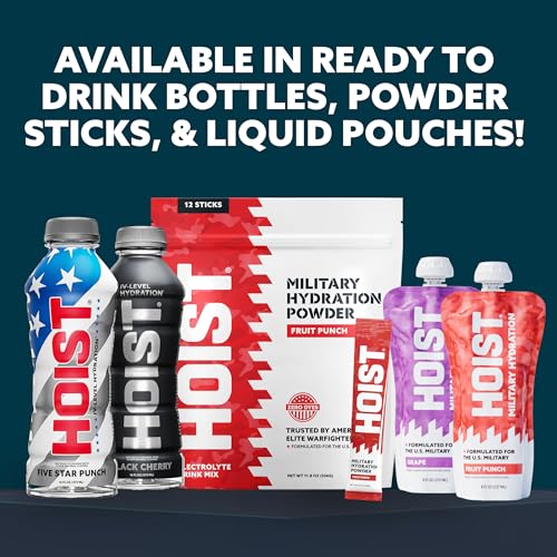 HOIST Premium Electrolyte Hydration Drink, Rapid Rehydration Sports Drink, Ready-to-Drink Liquid Pouches, Clean Formula, No Artificial Sweeteners or Dyes, Fruit Punch, 8 fl oz (Pack of 24) - Image 5