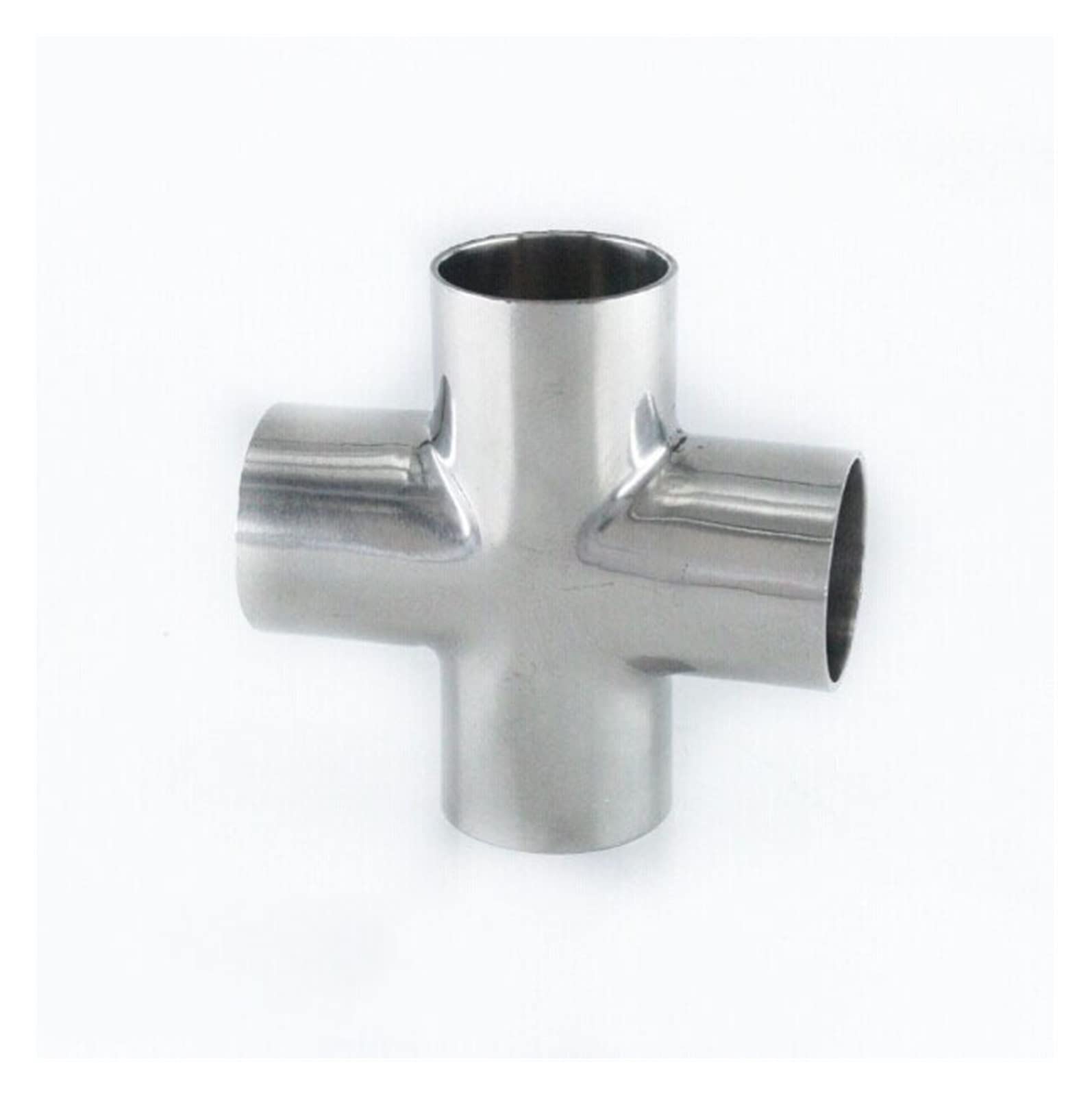 Tri Clamp Cross, stal nierdzewna 304 wesoło (kolor: 51 mm) okucia