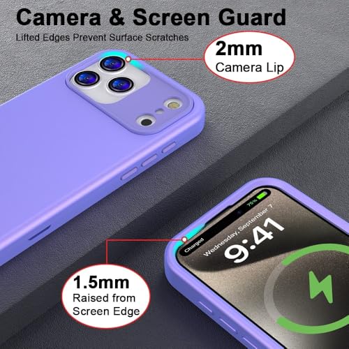 Coque iPhone 15 silicone rigide de qualité supérieure antichoc