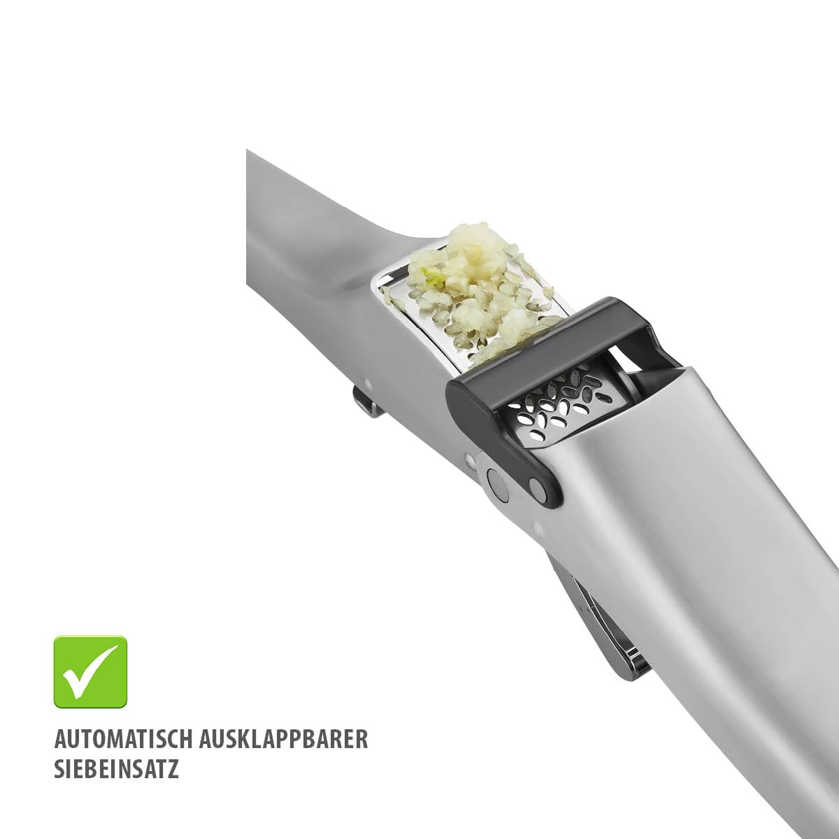 GEFU Knoblauchpresse GARLICO + Knoblauchschäler TUBIO Set