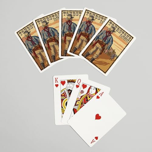 Lantern Press naipes poker tamaño estándar 52 cartas miniatura 7
