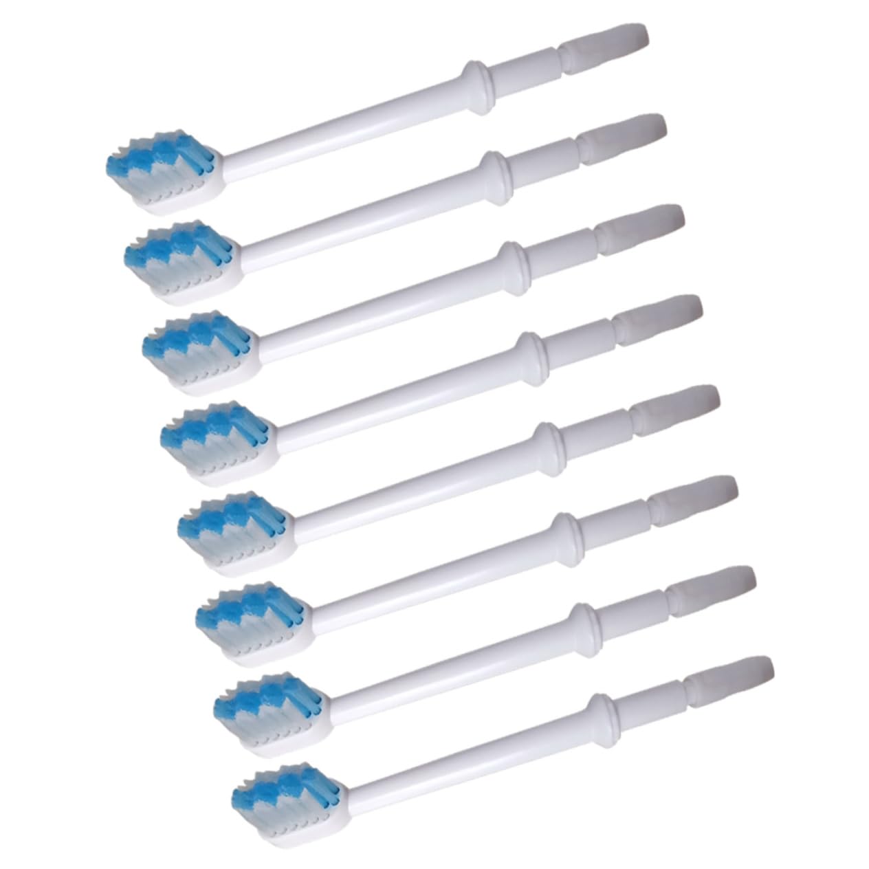 8 Cabezales de Repuesto para Irrigador Bucal en Abs Blanco, Accesorios para Limpieza entre Dientes y Debajo Encía, Compatibles Irrigador Oral