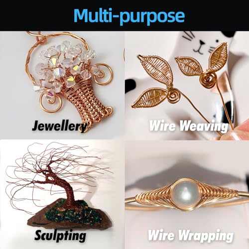 Image of Art3d 16 Gauge 120 FT 99.9% Pure Soft Copper Wire for Electroculture, Gardening, Jewelry Making, 1 Pound Spool
