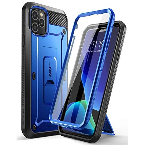 SUPCASE for iPhone 11 Pro Max Case with Screen Protector (Unicorn Beetle Pro), [Built-in Stand & Belt Clip] Heavy Duty Full-Body Shockproof Protective Phone Case for iPhone 11 Pro Max 6.5",