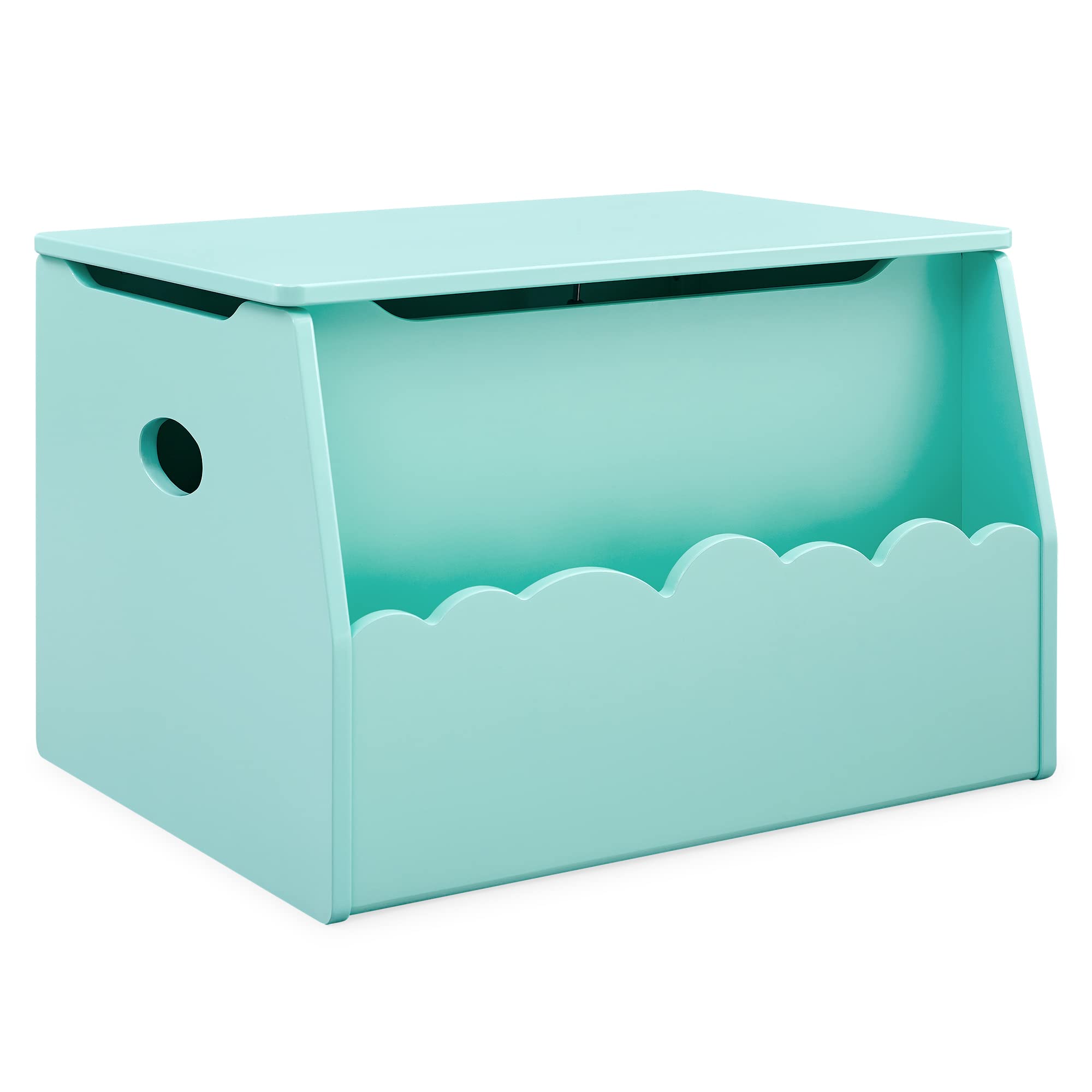 Delta Children Cloud Toy Box - Greenguard Gold Certified, Crystalized Green