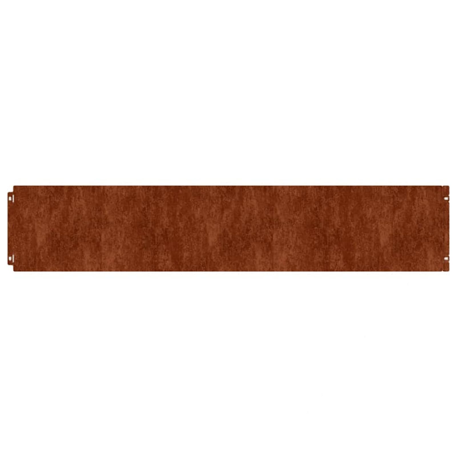 Gecheer Bordure per Prato, Flessibili con Sistema di Connessione Rapida 20x103 cm in Acciaio Corten per Giardini Aiuole Vialetti e Cortili