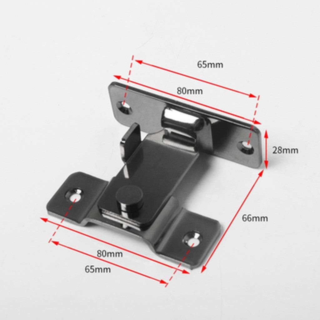 Door Lock,gate Latch, 90 Degree Stainless Steel Door Lock Toggle for Sliding Barn Door Hasp Latch Latch Dead Bolts Hasp Lock