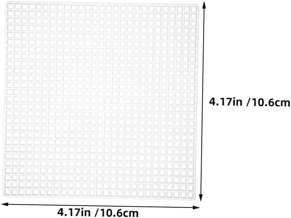 Gadpiparty 10Pcs Plastic Mesh Canvas Sheets Design for DIY Craft Needlework Embroidery and Knit Crochet Projects Reusable Easy to Clean Plastic Canvas Material