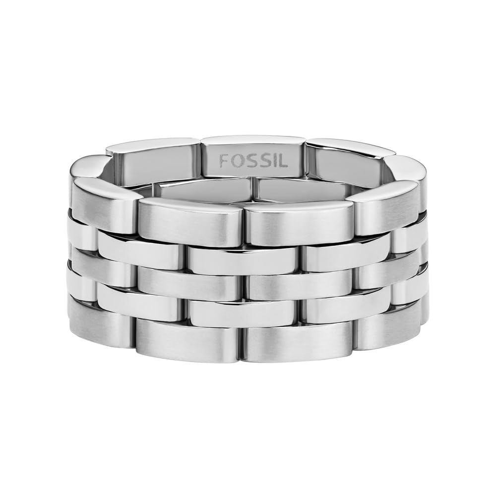 Fossil Herrenring Arden Watch Links Edelstahl, JF048260408