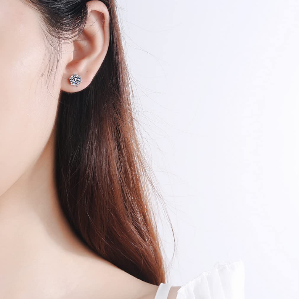 moissanit-Ohrstecker, lab-Diamant-ohrring für Damen, Herren, Liebhaber, Ohrstecker 1