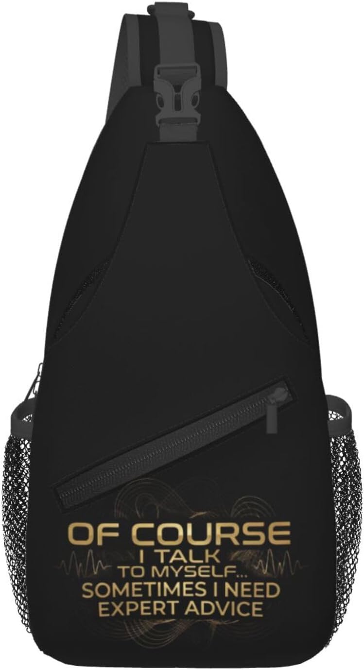 Sometimes I Need Expert AdviceMen's Crossbody Bag, Durable High-Density Material, Spacious And Comfortable