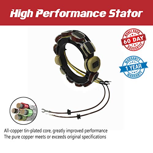 jetunit Stator for Johnson Evinrude 85 115 135 140 HP Outboard 173-2099 581680 582099 581303 581860 12 AMP 2 Stroke 4 Cylinder 1973-1977 0581680 0582099 0581303 0581860 by jetunit - Image 6