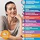 Health & Her Perimenopause - mit 800mg Rotklee, 500mg Yamswurzel, Eisen, Vitamin D3, B6 und B12, Maca-Extrakt für eine bessere Hormonbalance in den frühen Wechseljahren - Menopause 60 Kapseln