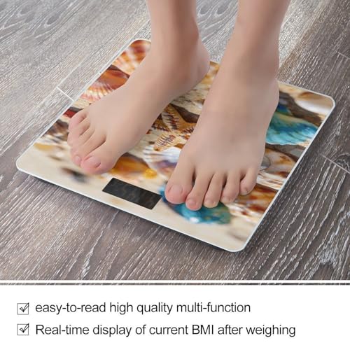 Báscula digital de baño con plataforma de vidrio templado miniatura 5