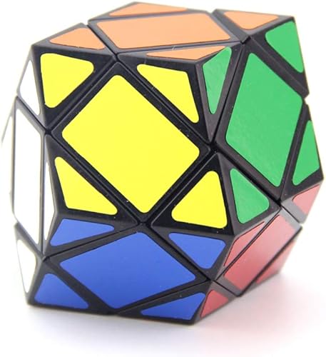 Miniatura 4 de SUN-WAY Cubo de velocidad de diamante de cara rombica de 3 x 3 pulgadas, cubo mágico de seis ejes y doce bordes