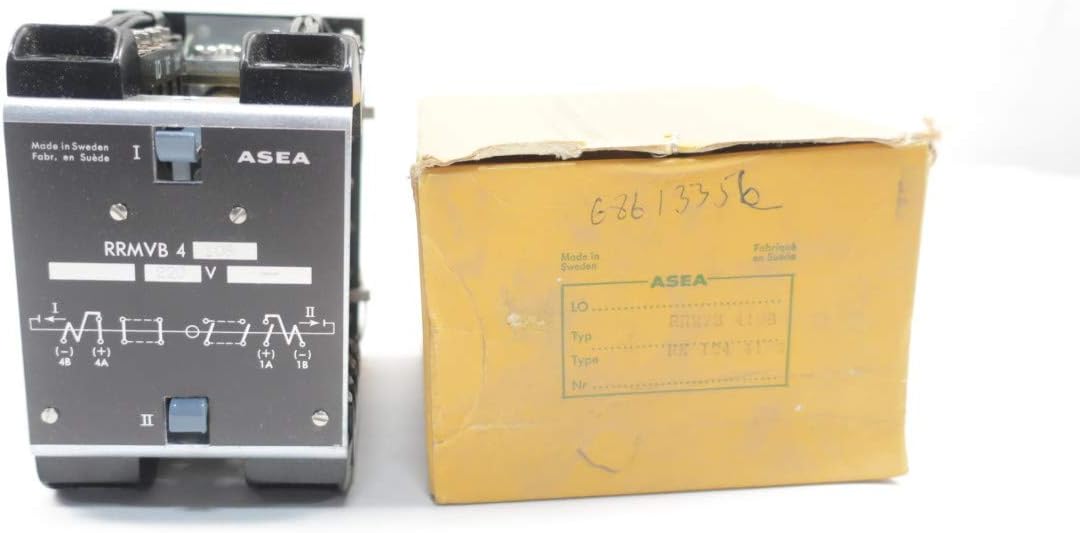 ASEA RRMVB 4108 Throw-Over Relay 220V-AC D650495