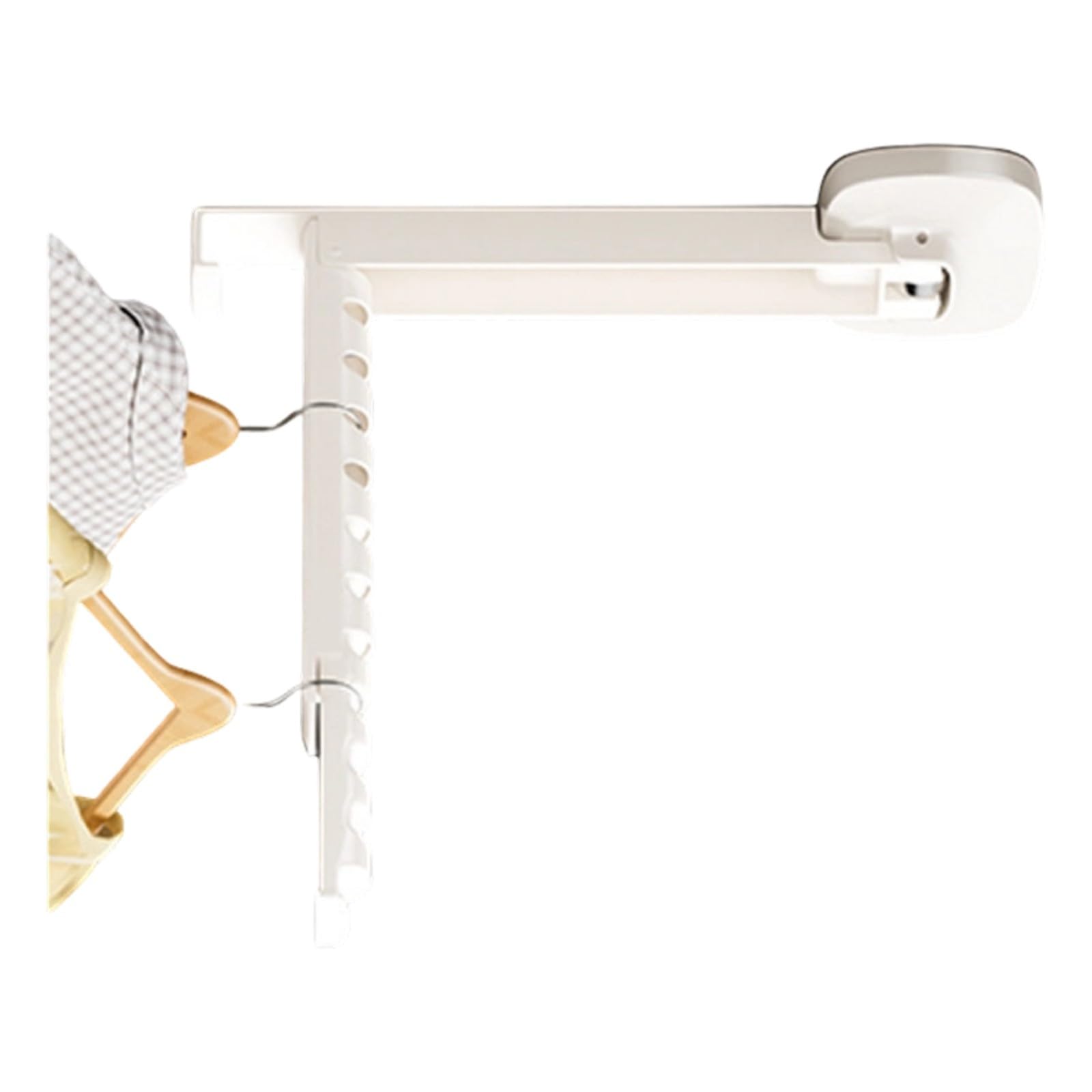 Space Saving Foldable Suction Cup Clothes Hangers Strong ABS Design Holds Heavy Items Without Damaging Your Wall Pliable Suction Cup Clothes Rack