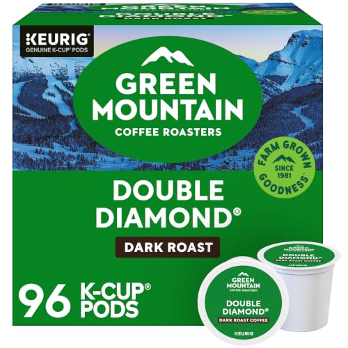 Green Mountain Double Diamond Dark Roast K-Cup Pods 96ct